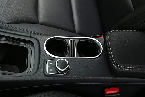 Miniatura 3 de YIWANG ABS cromo taza titular cubierta ajuste accesorio para Mercedes Benz CLA 200 260 GLA 2014-2017 Clase A W176 A180 2013-2017