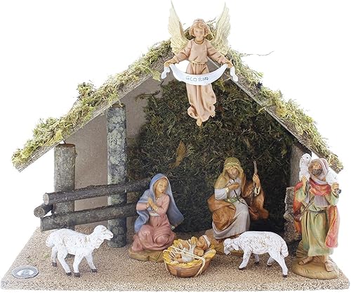 Fontanini by Roman set de figurines de navidad 7unidades de 5 pulgadas cada uno
