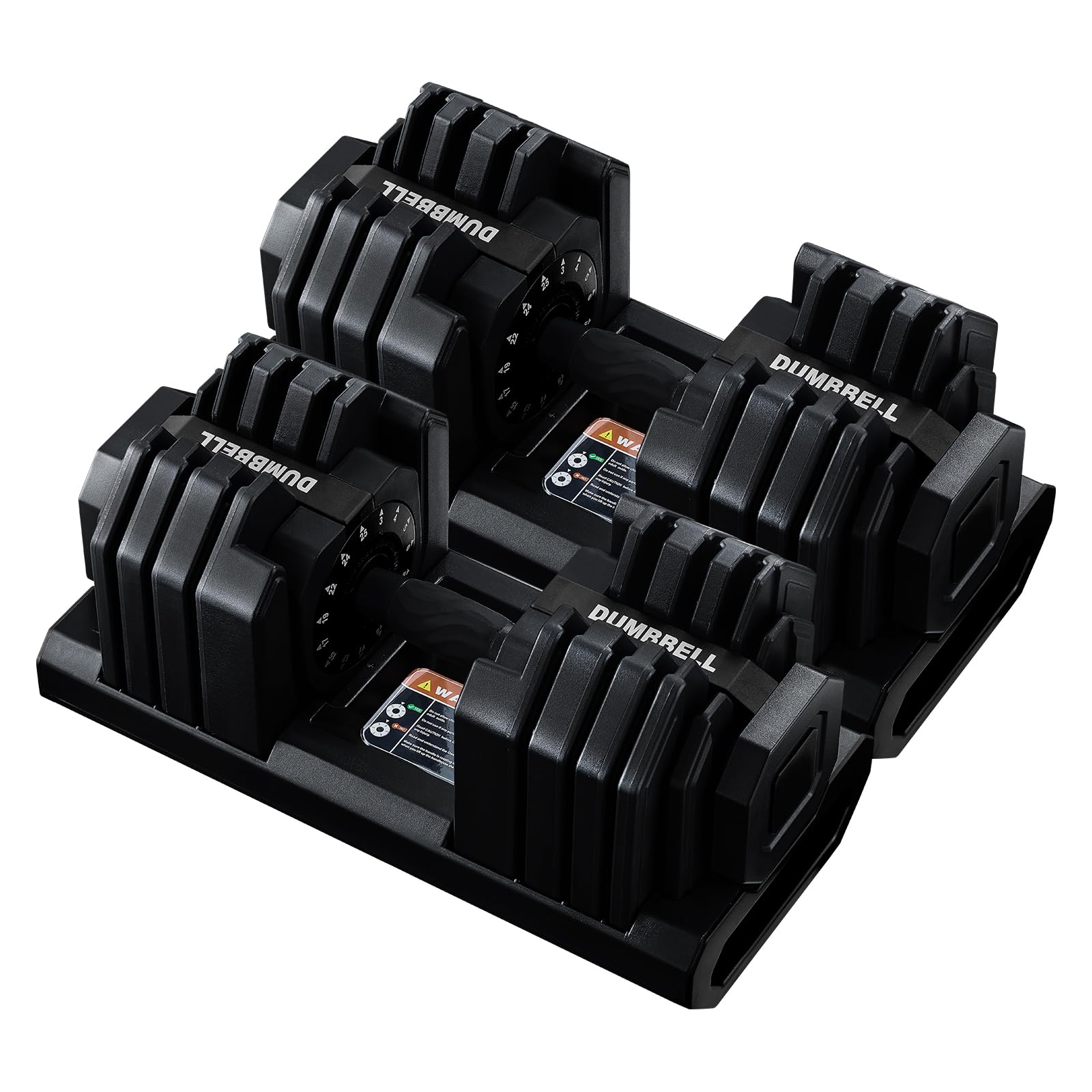 BSTSEL Adjustable Dumbbells Set Singel 25kg, Pair 50kg, Muscle Building, Strength Training, Adjustable Weights for Home Gym, Space Saving, Safety Locking Mechanism (Black, Pair-50kg, D)