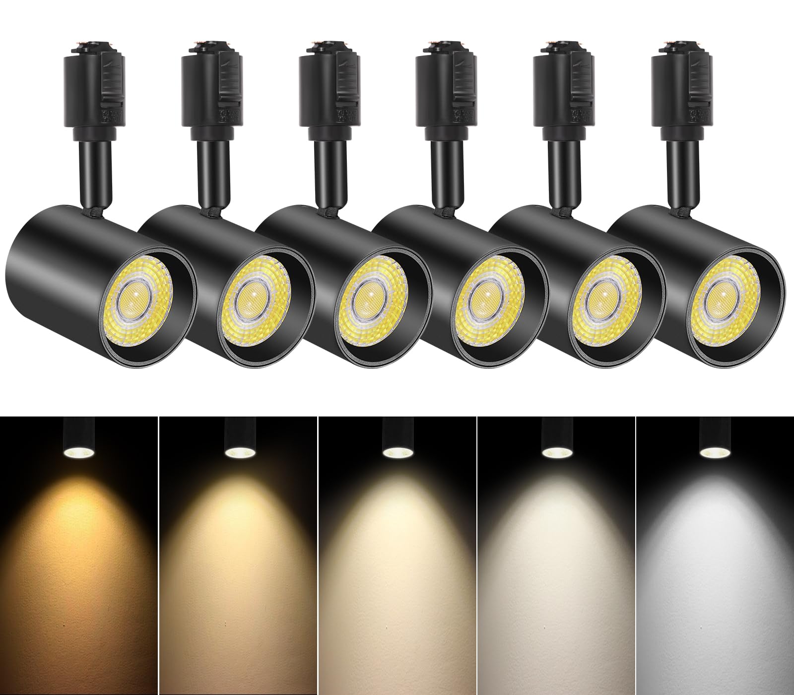 TuyuBEE LEDスポットライト 6個【美品】 Amazon.co.jp : TuyuBEE 5色調節 ダクトレール スポットライト, LED一