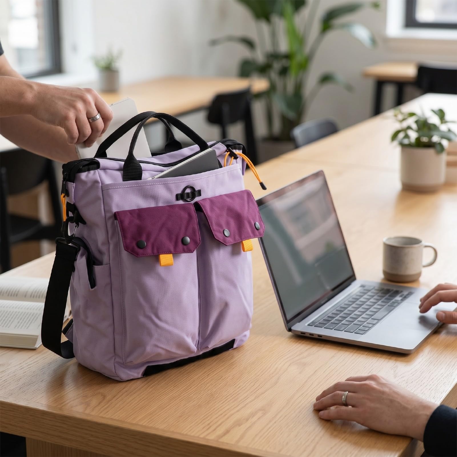 Goshyda Plecak Tenisowy z przegrodą na Laptopa i Buty, 18L
