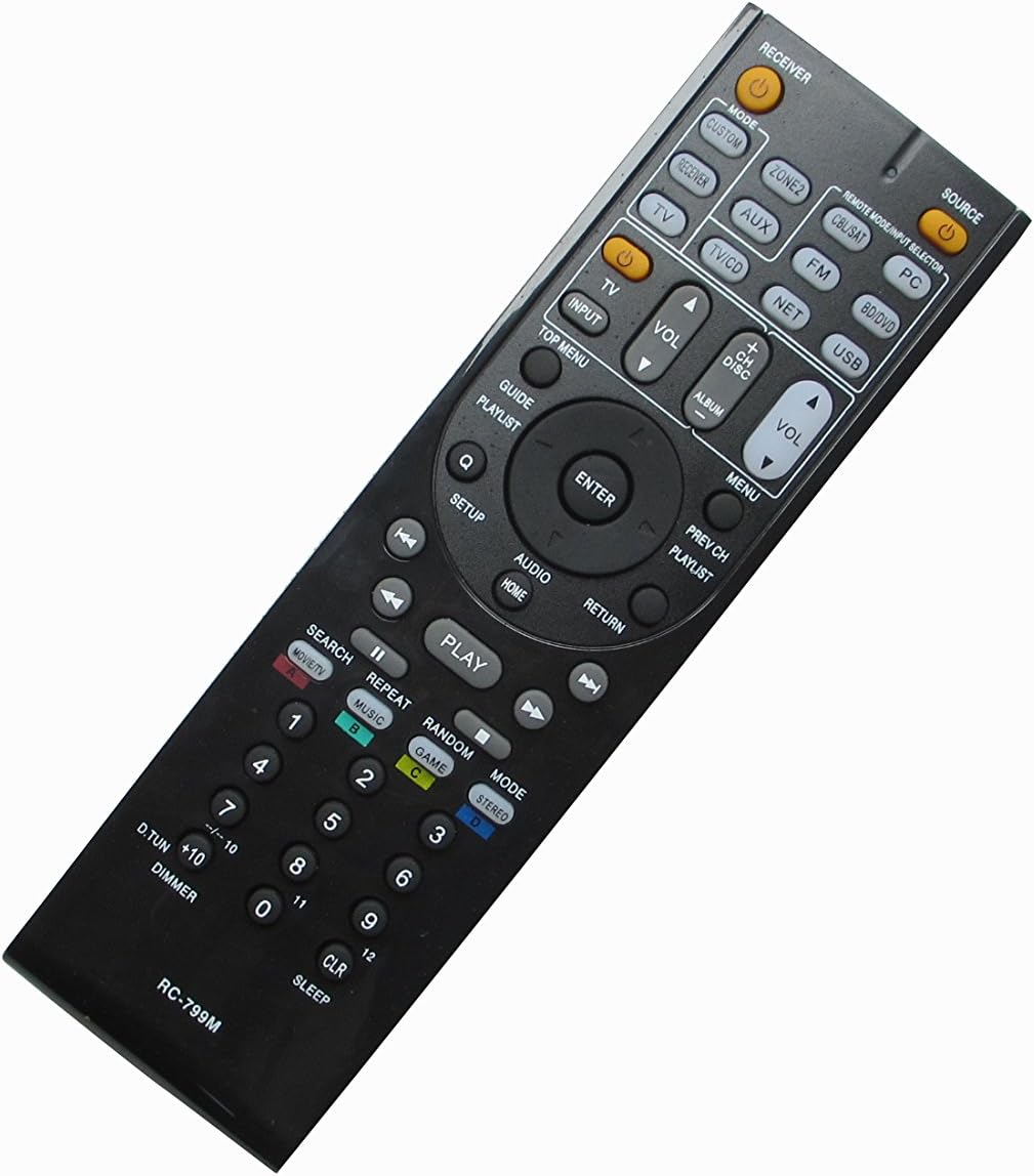 New General Replacement Remote Control Fit for Onkyo RC-712M HT-R670 RC-879M A/V AV Audio Video Receiver