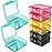 Small Pill Box 8 pcs,Cute Travel Pill Organizer Case Mini Tiny Clear Plastic Storage Containers Portable for Pocket Purse