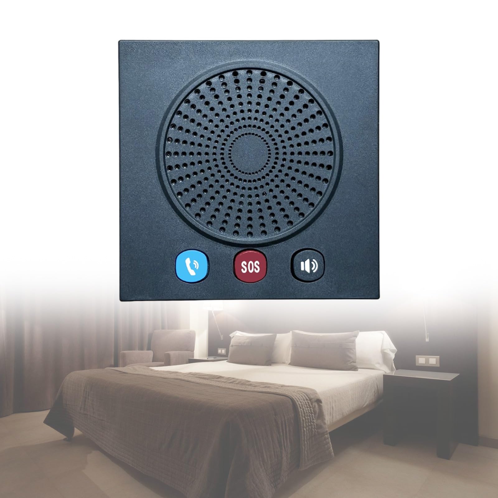 Telefono leggero integrato con microfono a cancellazione del rumore per un posto di lavoro tranquillo, ospiti, riunioni di lavoro, camera d'albergo, telefono integrato