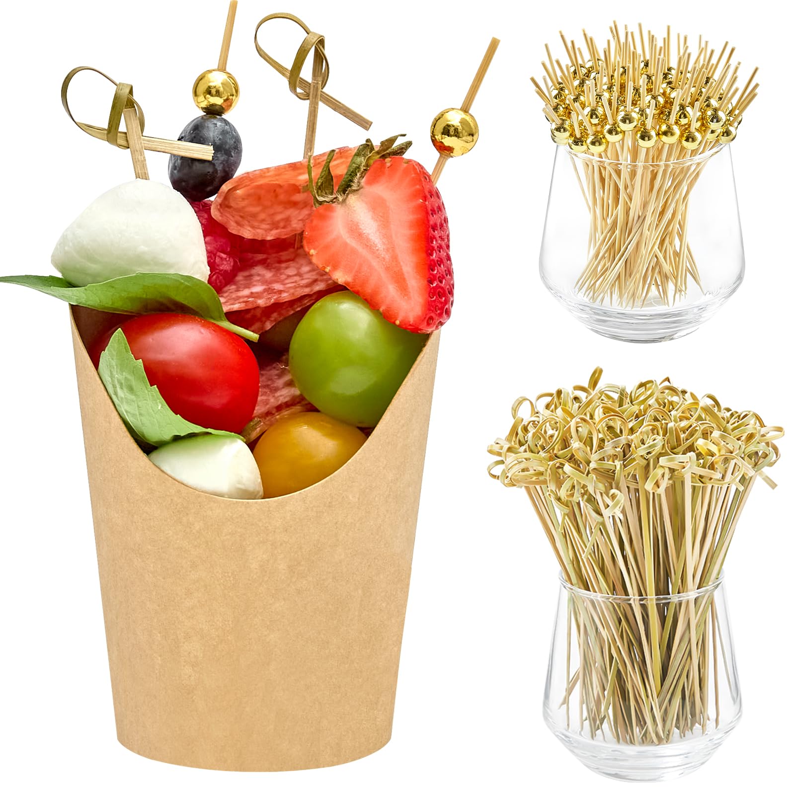 ZORRITA Charcuterie Cups with Sticks