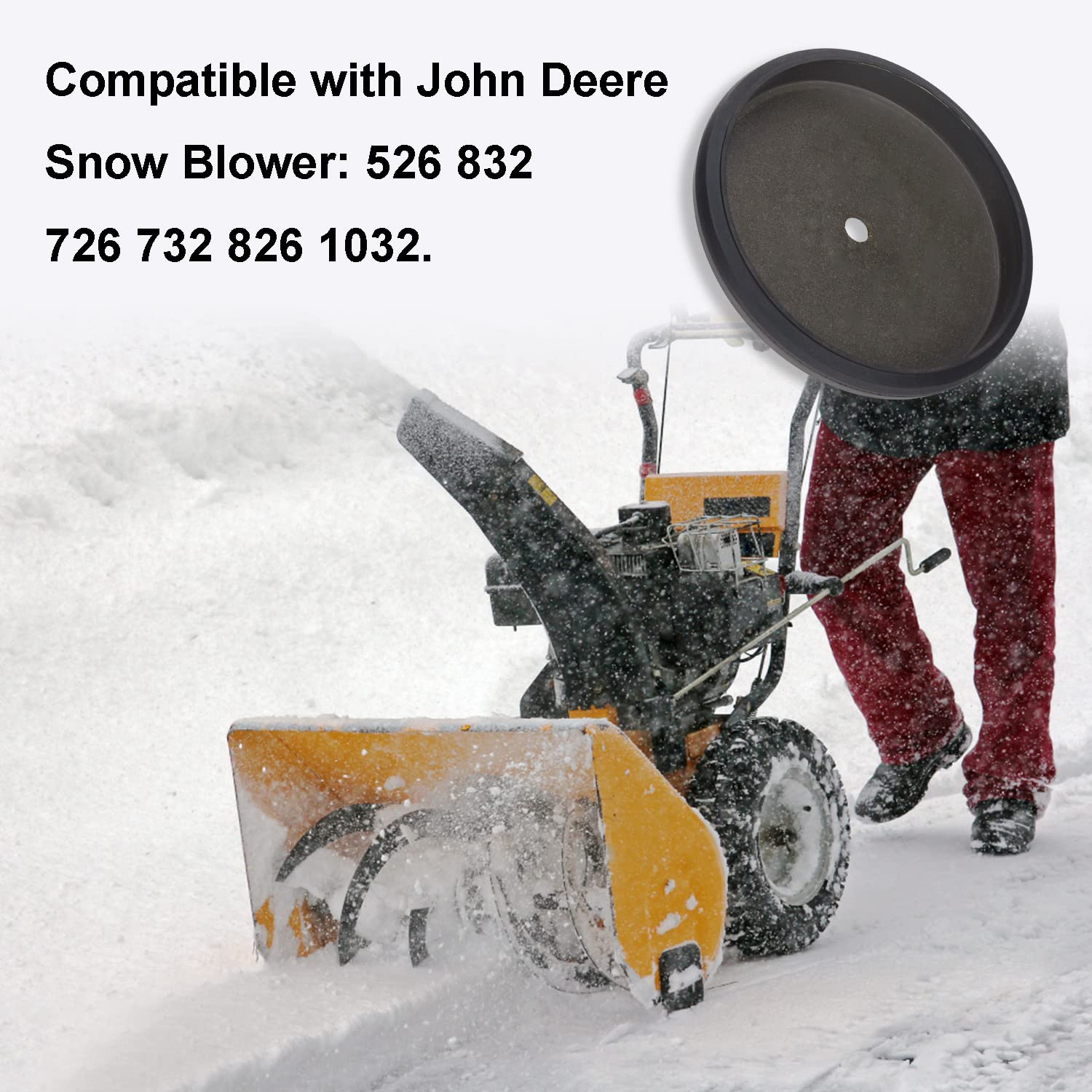 Amazon.com: MWEDP M114485 Traction Wheel Drive Disc Compatible  