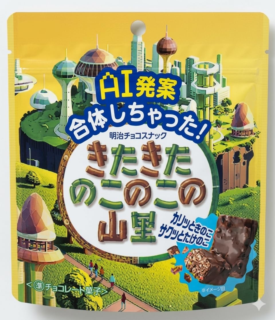 Amazon.co.jp: きたきたのこのこの山里 6個セット きのこの山 たけのこ