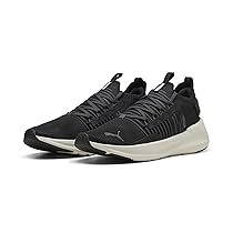 PUMA Softride Symmetry Fuzion LS, Scarpe per Jogging su Strada Unisex-Adulto, Nero Grigio Scuro Vapore Grigio, 44.5 EU