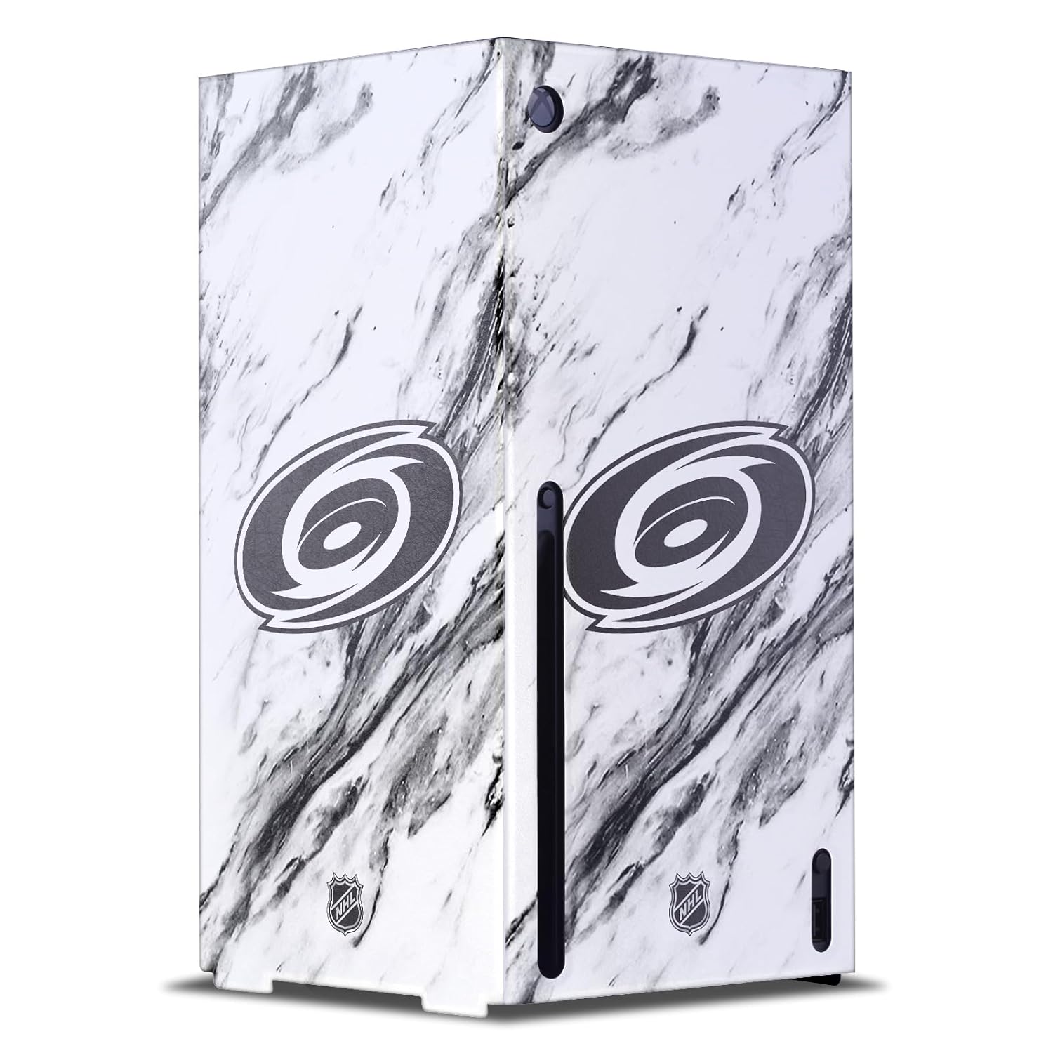 Head Case Designs Officially Licensed NHL Marble Carolina Hurricanes Game Console Wrap Case Cover Compatible With Xbox Series X