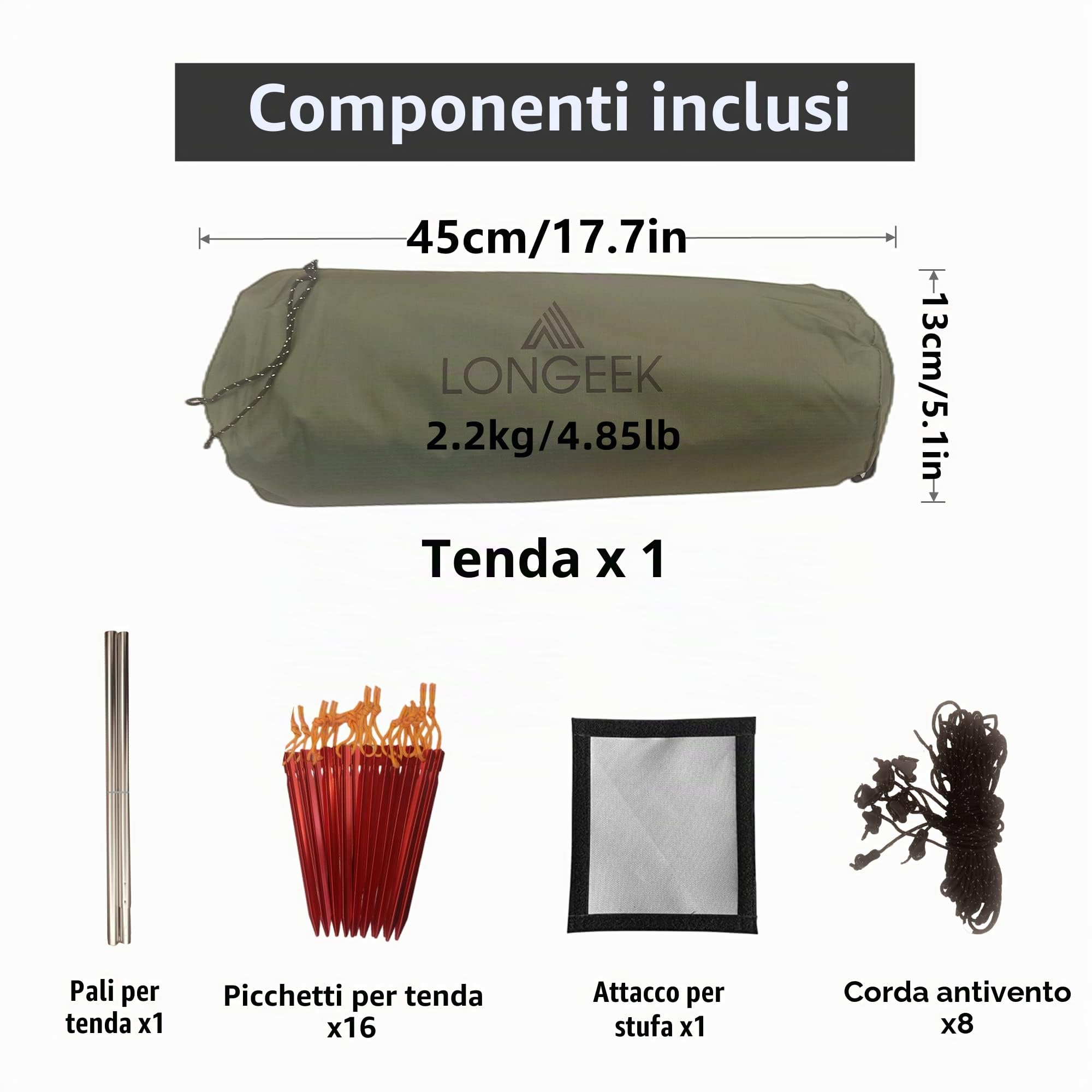 1-4 Person Teepee Tenda Campeggio Escursionismo Rifugio Riscaldato HUT Camino caldo Tipi Facile Impostare