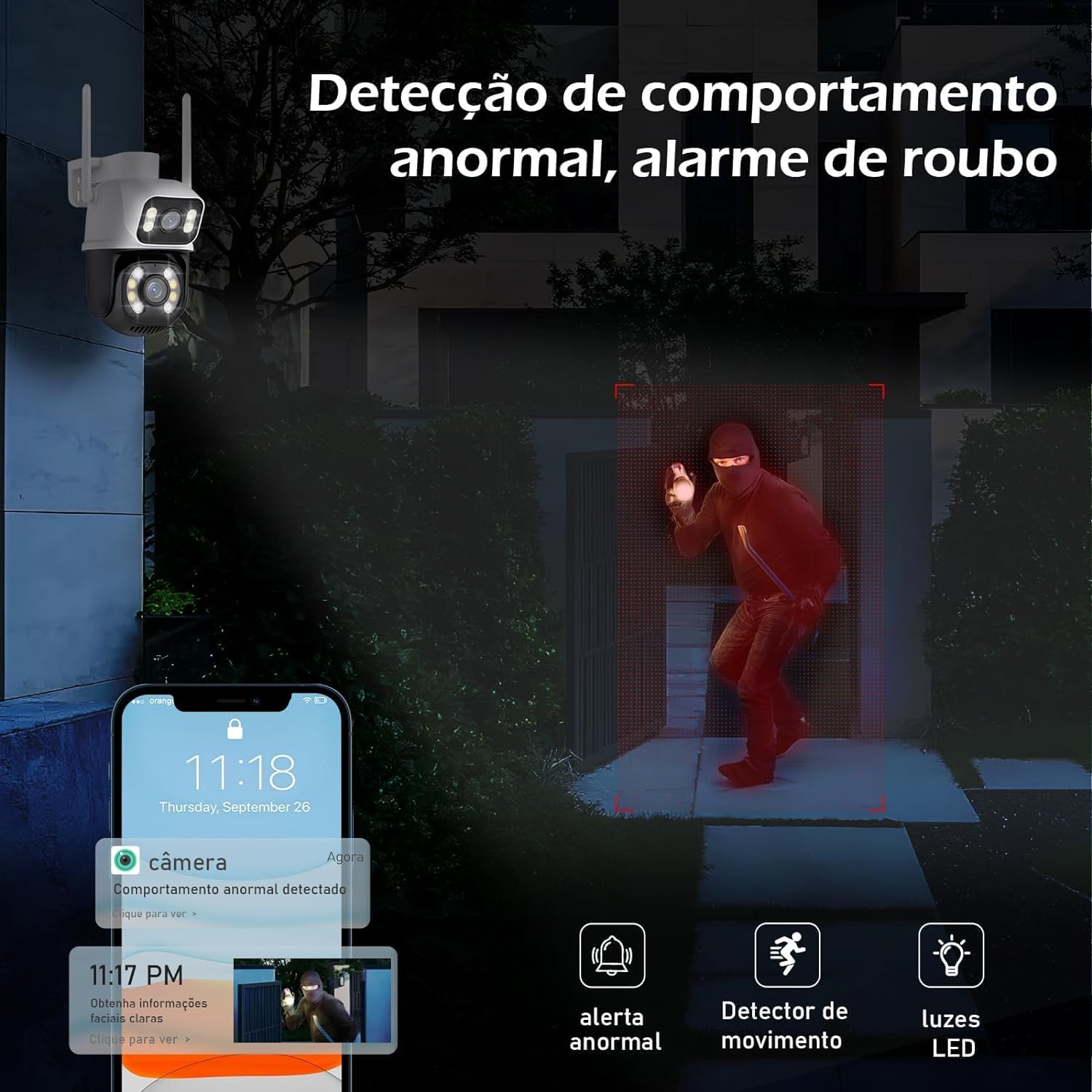 Review da Câmera WiFi 360°: Testada por 7 dias com áudio duplo
