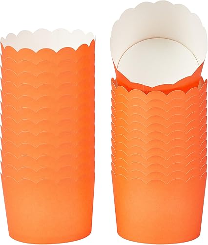 Miniatura 30 de Restaurantware Panificio Premium - Taza de papel Kraft de 10 onzas para hornear, tazas de papel para hornear, perfectas para magdalenas, cupcakes