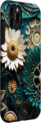 Miniatura 3 de Funda para iPhone 11 Pro Max Floral Steampunk Papeleo Cogwork Arte Flores