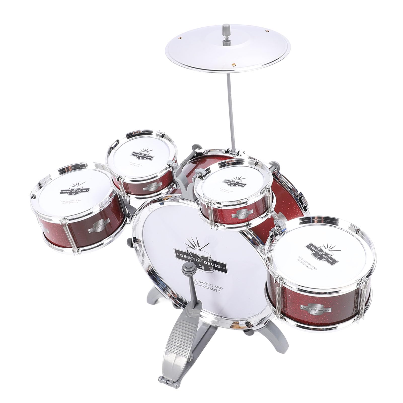 Tamburo per bambini per i bambini jazz tamburo set per bambini 5 batteria strumenti musicali percussione giocattolo