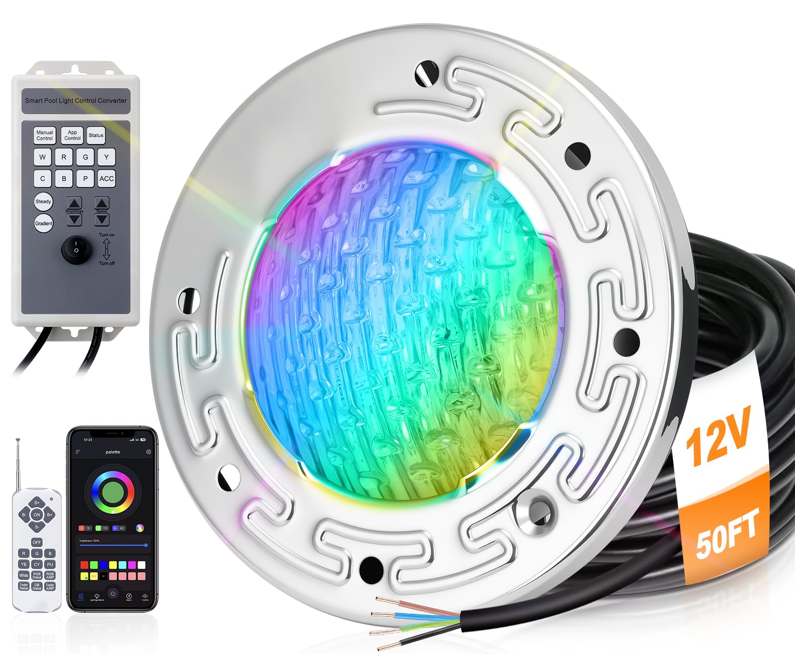 Photo 1 of Sejaede 6 Inch LED Pool Light