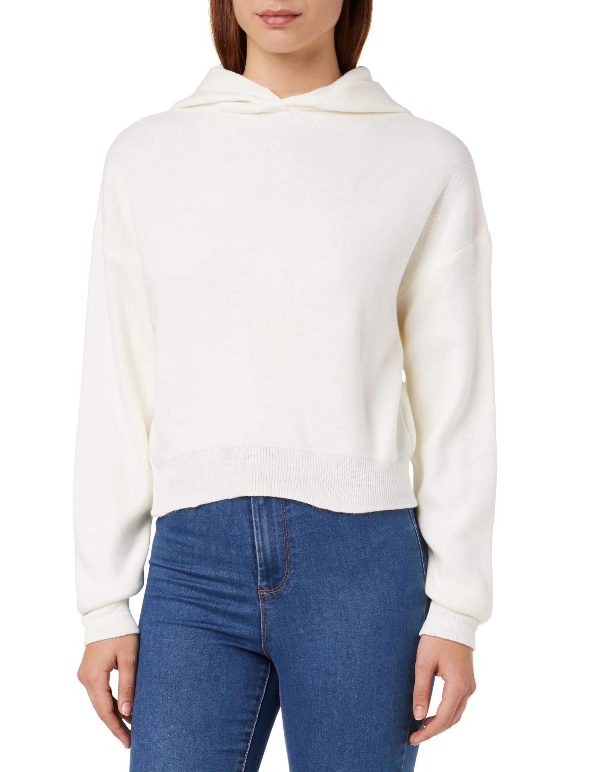 DeFacto Women's R1700AZ Jumper Sweater, Ecru, XXS
