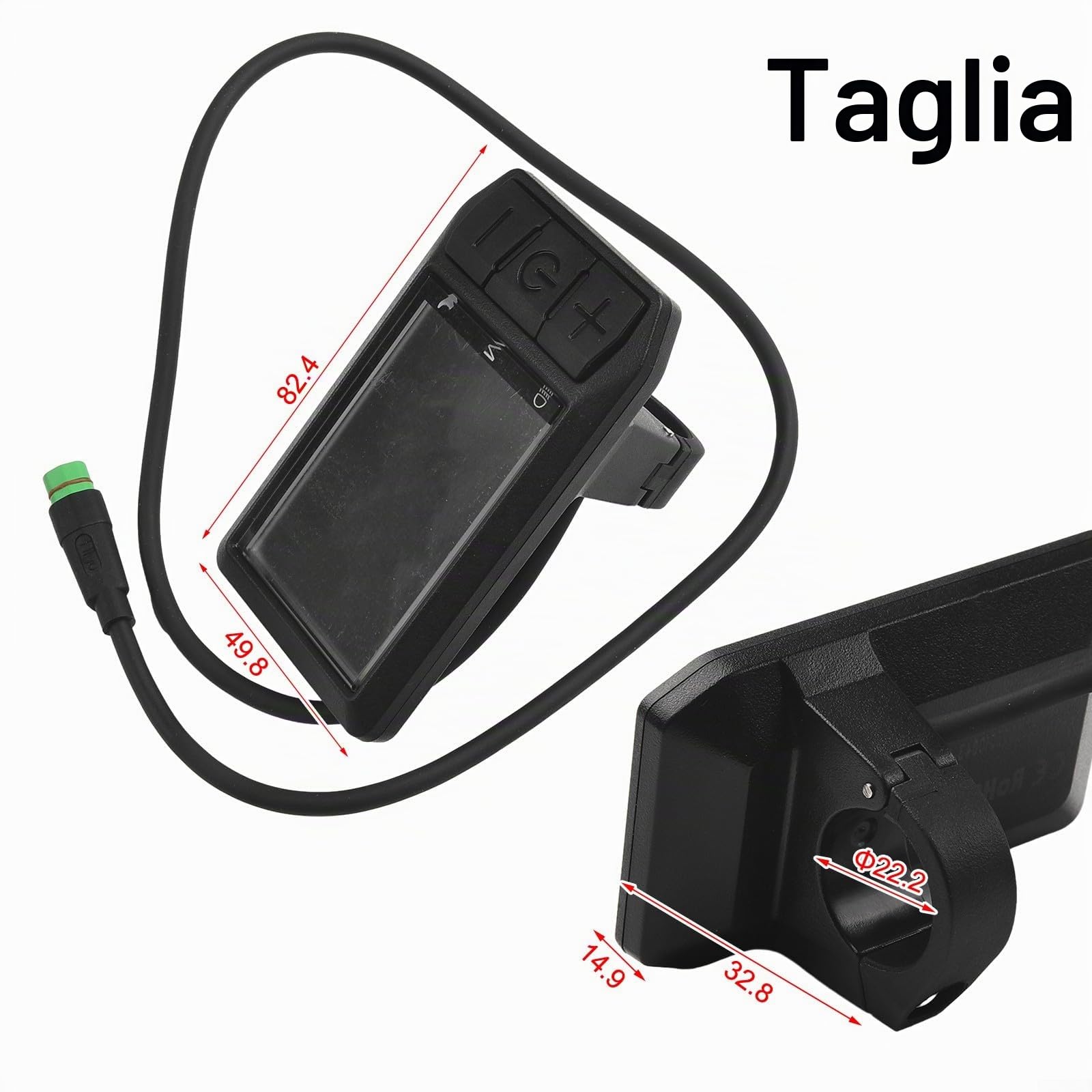 Display per Bici, Bicicletta elettrica LCD 600C Display per Motori per Bafang M510 per M600 M500 Diametro Ruota velocità Can Protocollo