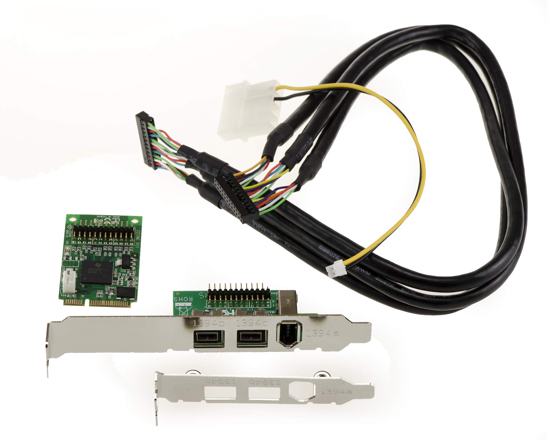 KALEA-INFORMATIQUE Carte Mini PCIe FireWire 400/800 TI | Carte MiniPCIe FireWire 400/800 avec chipset TI
