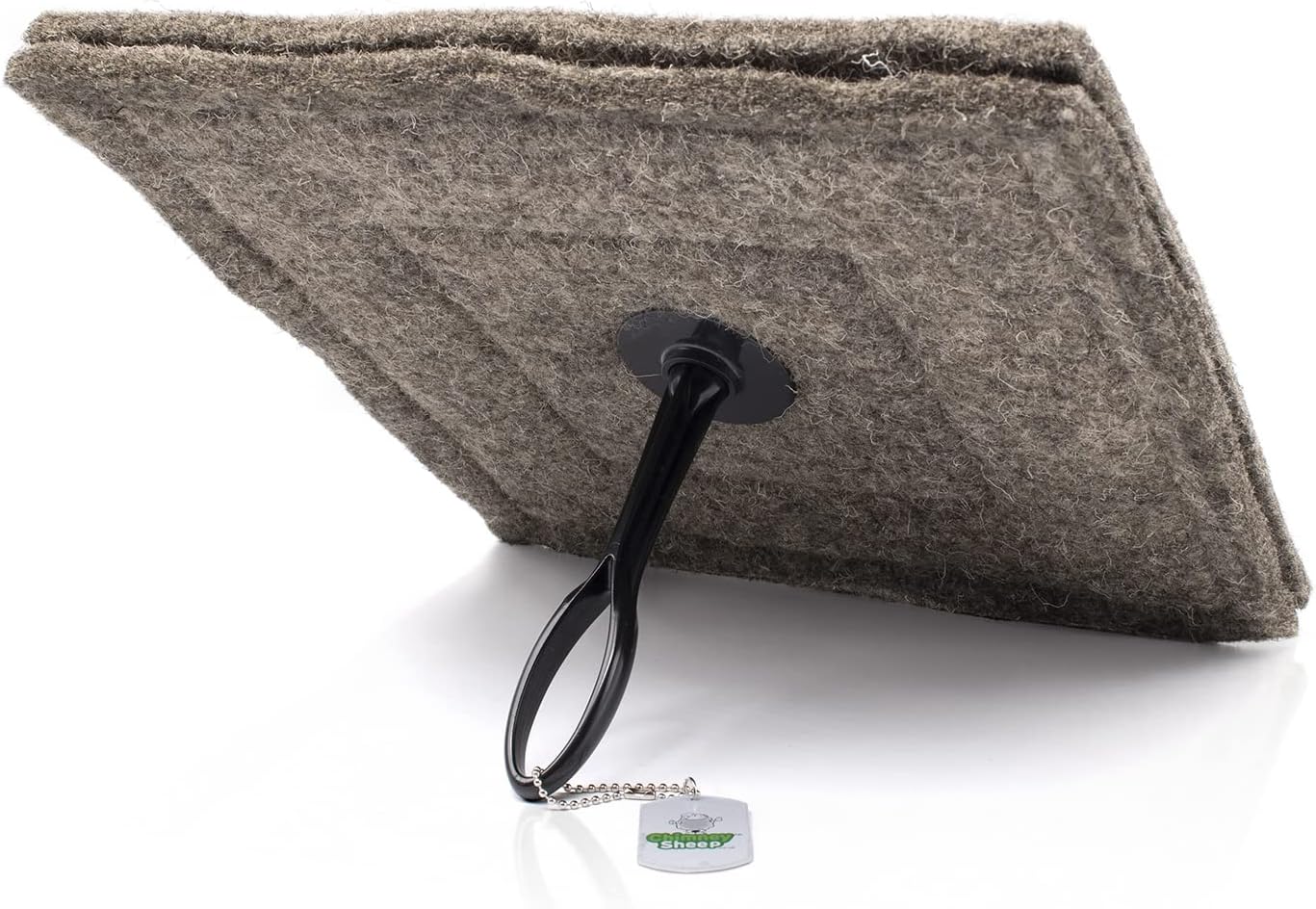 Flueblocker 12"x12" Square Wool Draft Stopper for Wood Fireplaces