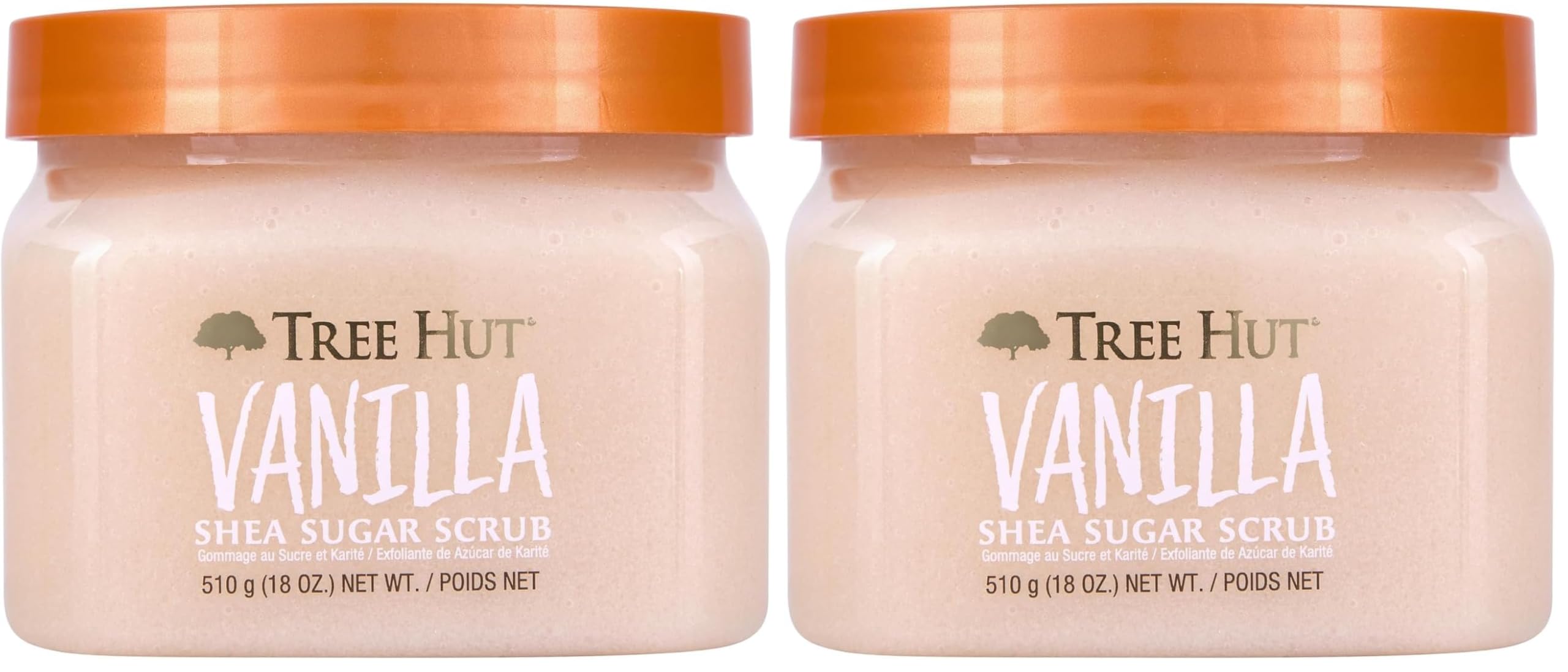 Tree Hut Shea Sugar Scrub Vanilla | Exfoliating Body Scrub Removes Dead, Dry Skin for a Soft & Hydrated Feel | Nourishing Essential Body Care | 510 Gms (Pack of 2)-image-45