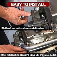 Vista 5 de Soporte de tubo de recogida de bomba de aceite Compatible con motor LS LS1 LS2 LS3 4.8 5.3 6.0L