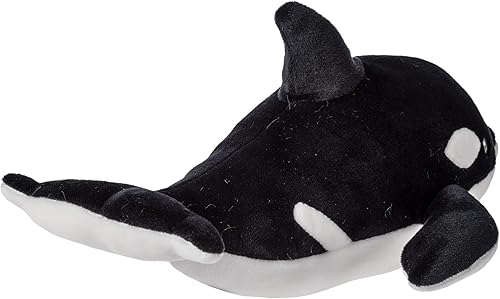 Miniatura 3 de Mary Meyer Peluche Smootheez Almohada suave de juguete, 8 pulgadas, ballena orca