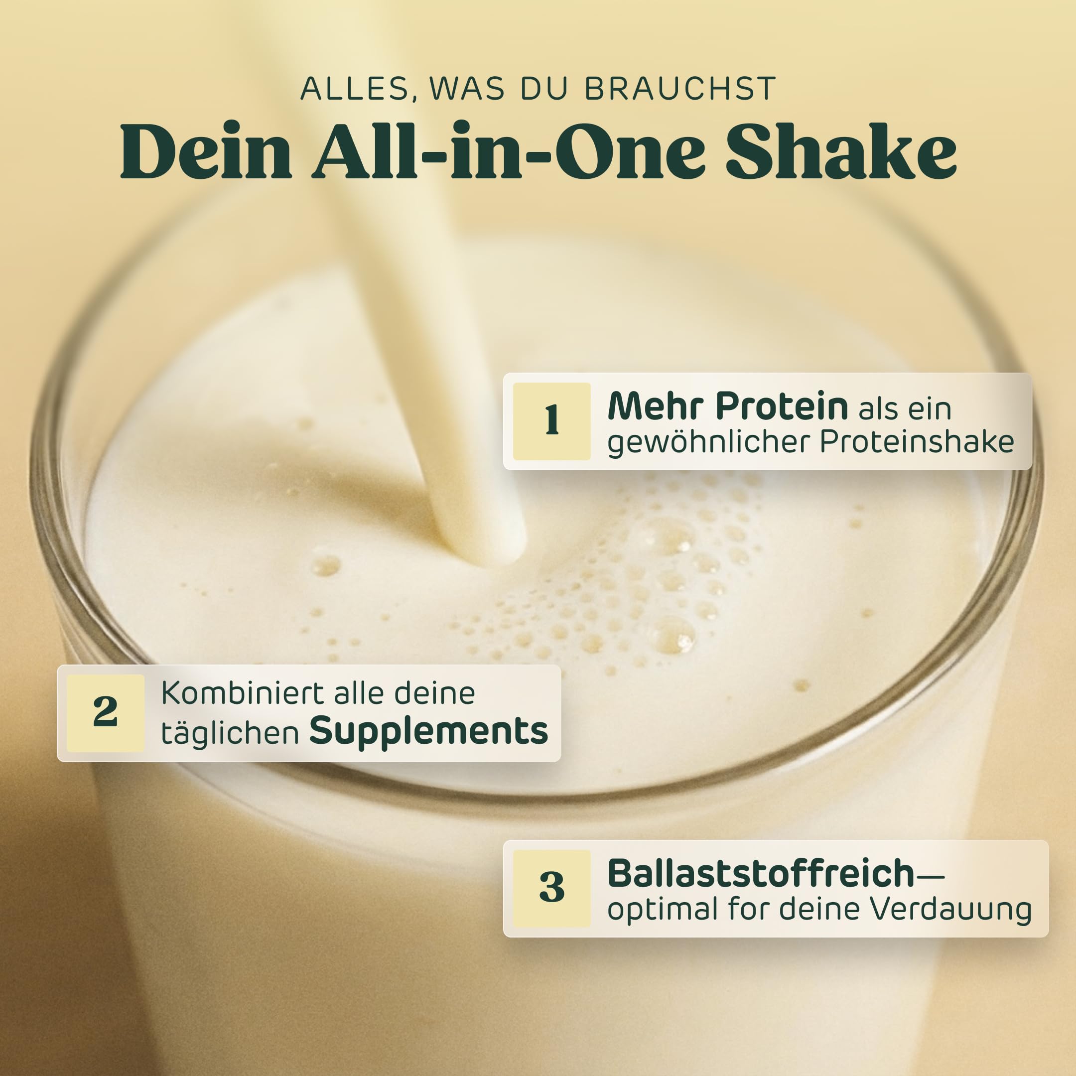 Saturo Mahlzeitersatz Shake Vanille | Proteinpulver Mit 21g Vegan Protein & 26 Wertvollen Nährstoffen | 1,43kg