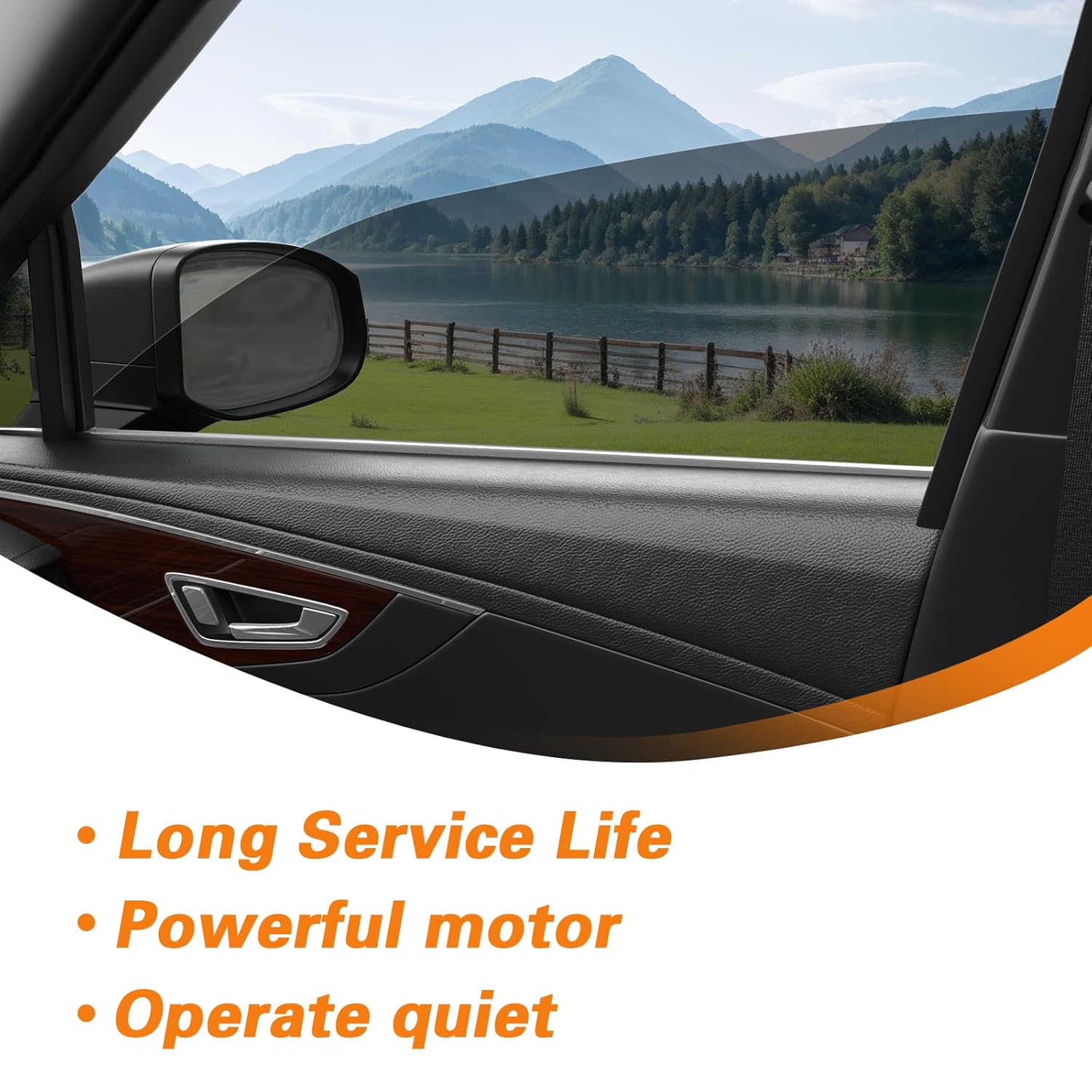 SUNROAD Power Window Lift Regulator & Motor Rear Right Passenger Side Replacement for 2004 2005 2006 2007 2008 ford F-150 2006-2008 Lincoln Mark LT