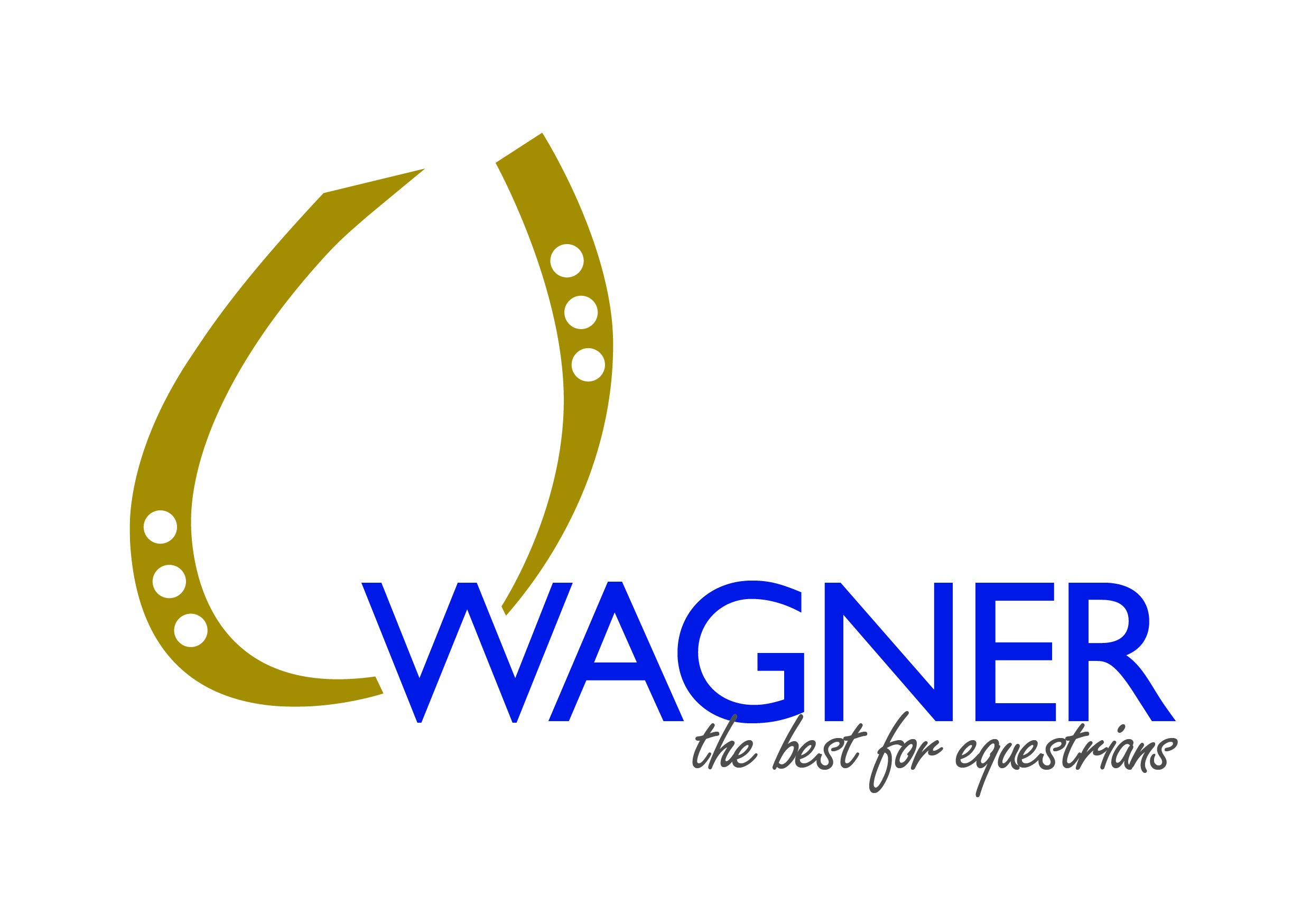 WAGNER Dressur - Set di sottosella con zanzariera e strass, colore: blu