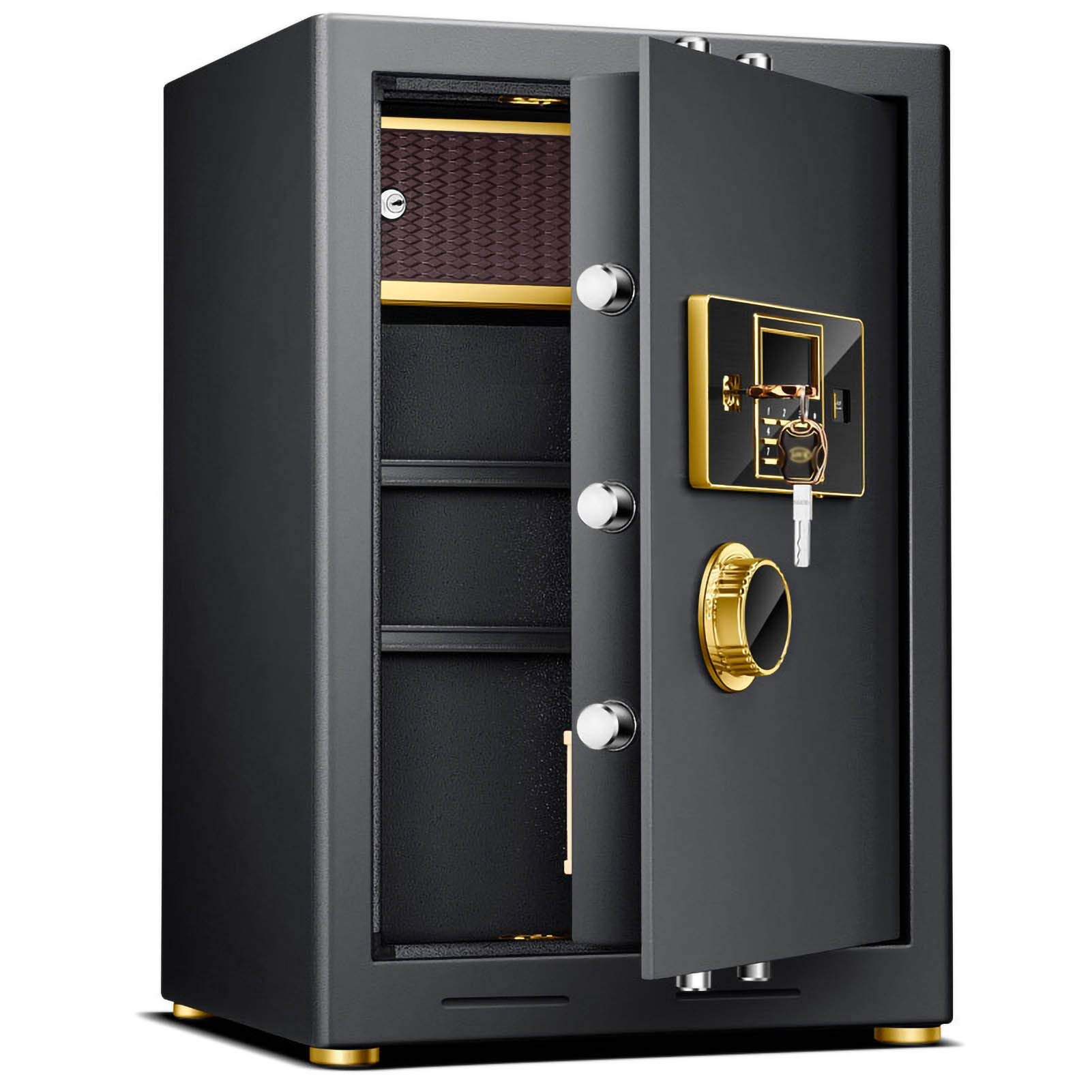 Electronic Digital Security Safe Box Solid Alloy Steel Construction Large Safes for Home Office Hotel