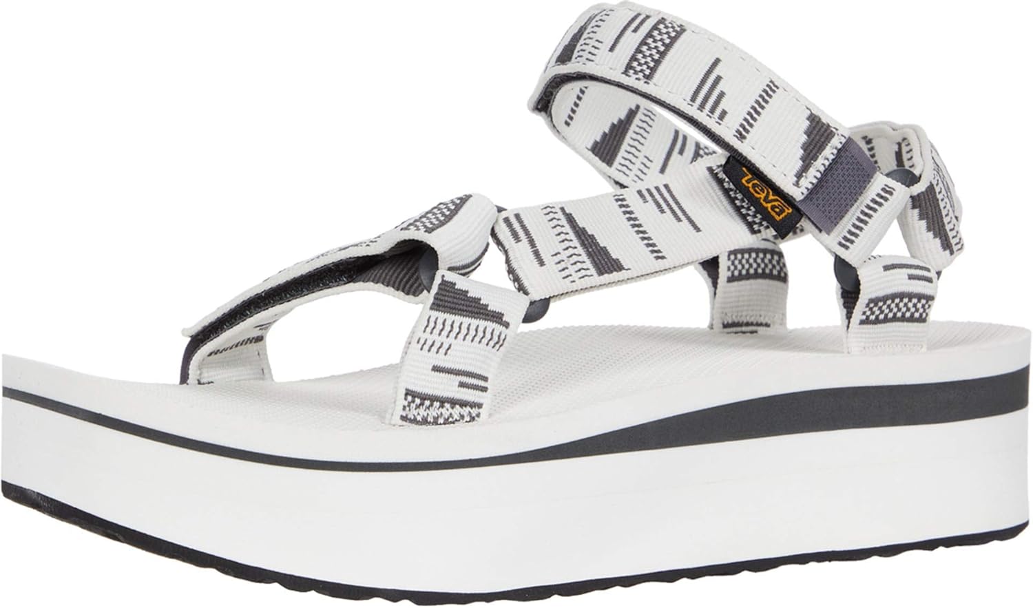 Teva Women's Flatform Universal Sandal 10 Chara Bright White