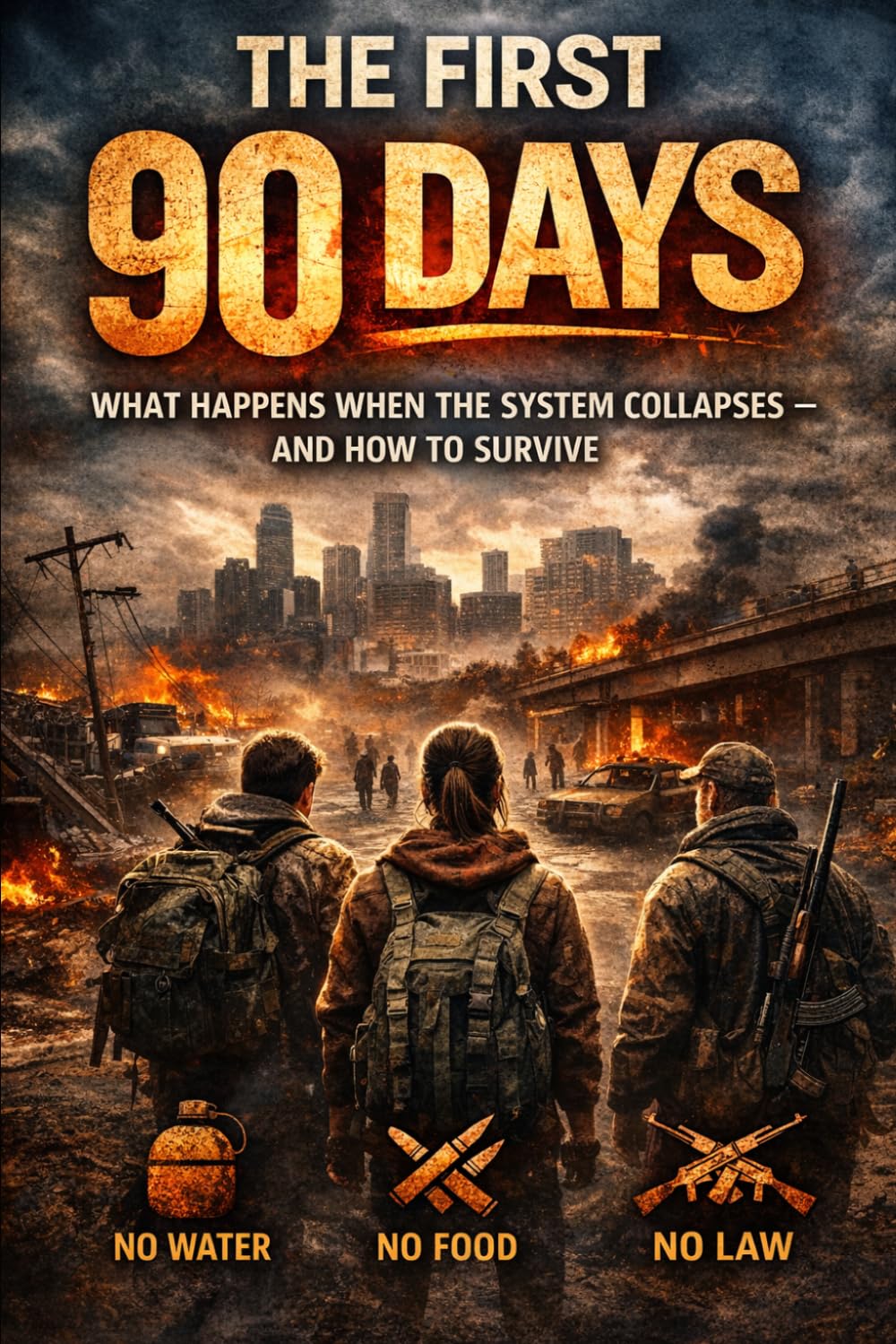 THE FIRST 90 DAYS: What Happens When the System Collapses — And How to Survive