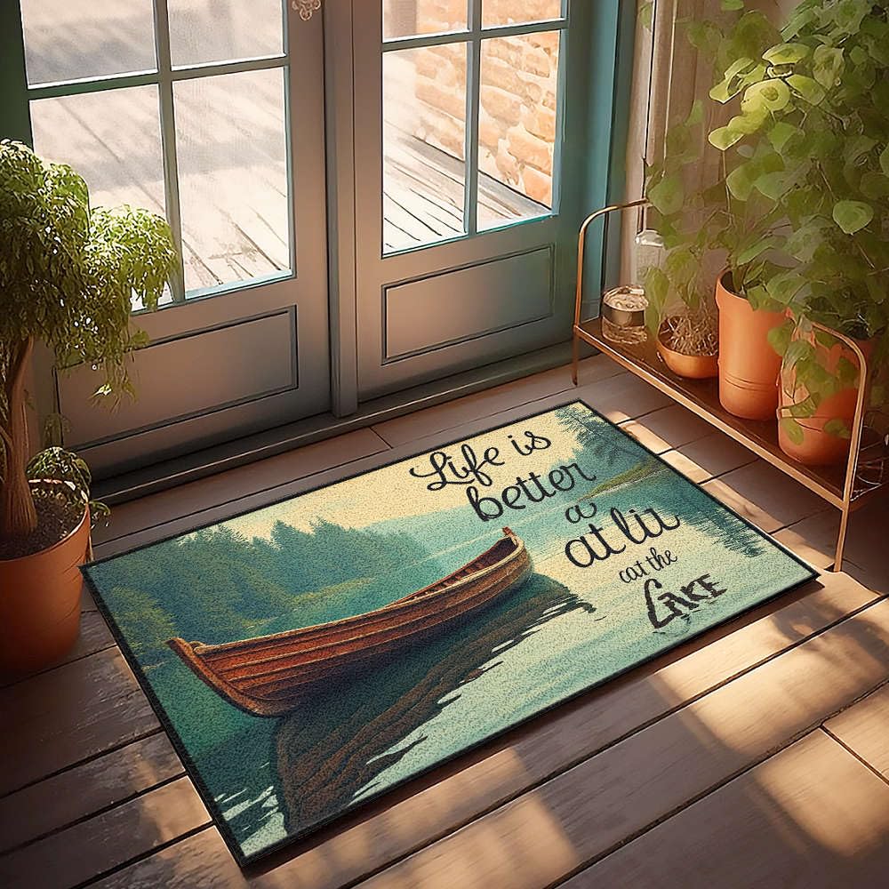 Tapis de porte intérieure pour retenir le sable de votre entrée
