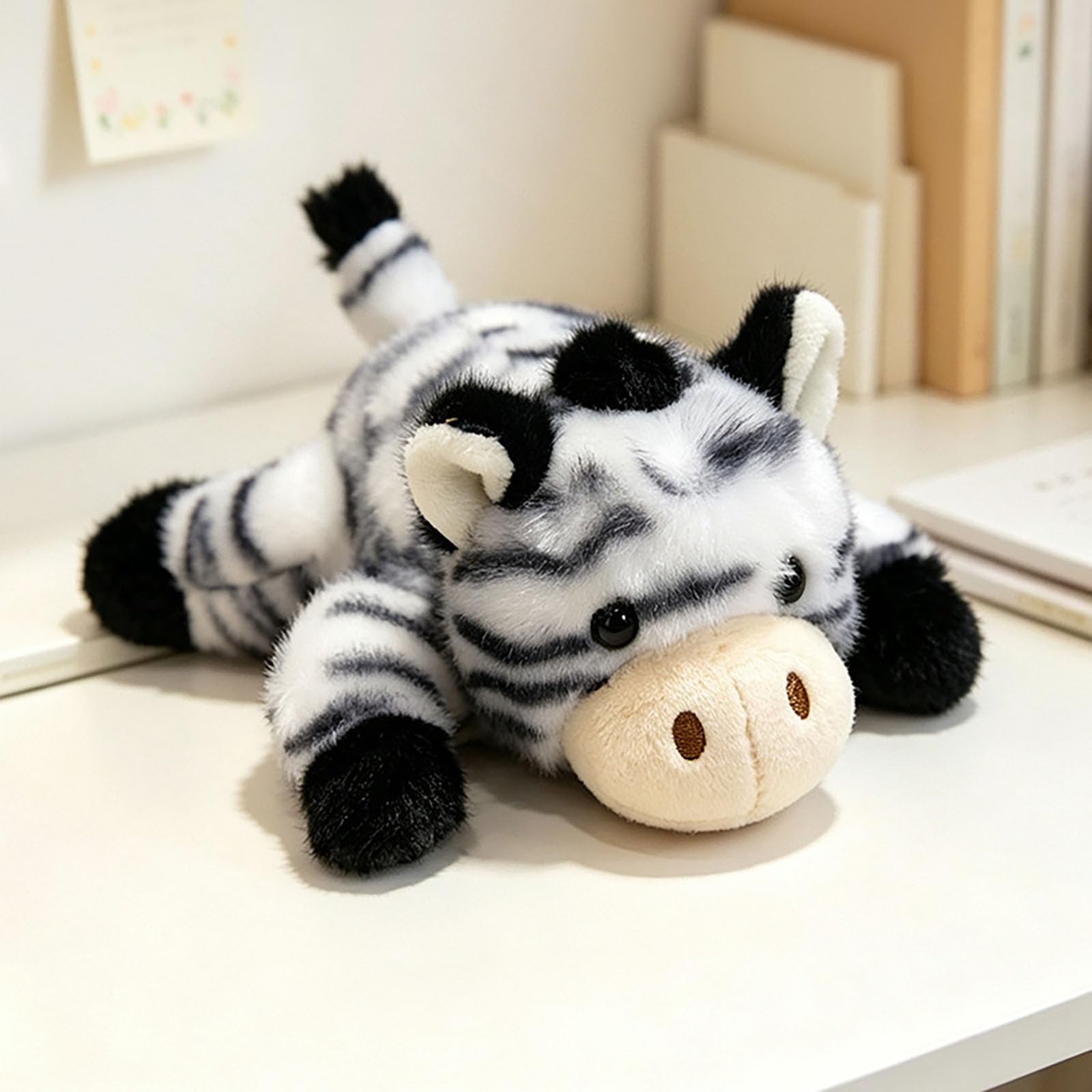 Cute Magnetic Shoulder Animal Plush Doll, Realistic Mini Stuffed Animal Figurine, Clingable Shoulder Plush Toy, Animal Fridge Magnet Ornament, Novelty Decorative Toy Gift for Children