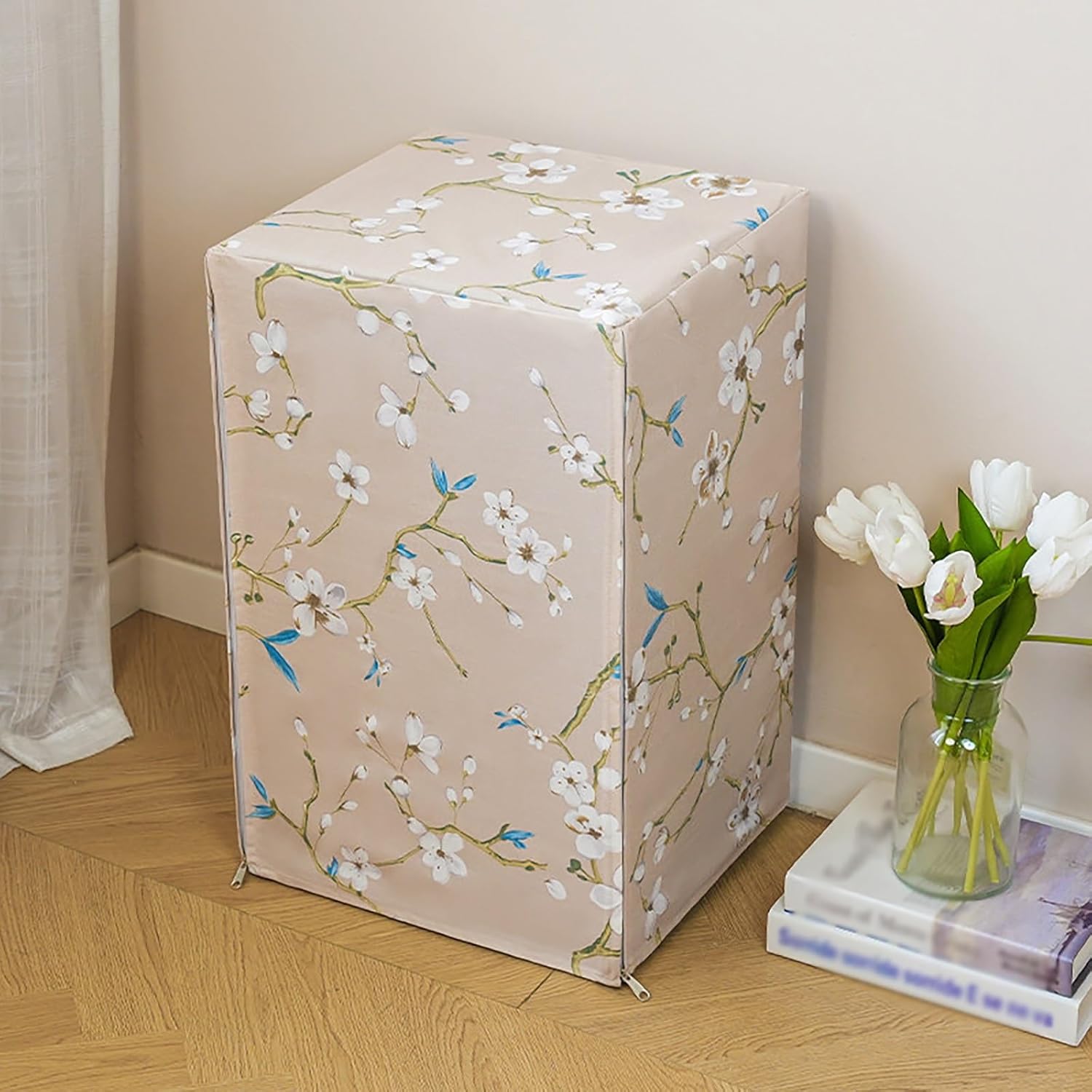 SRNSAEB Dustproof Large Safe Cover Disguise Cabinet, Water Proof Safe Box Protective for Home/Office/Hotel/Medical, Modern Safe Lock Box Dust Covers with Double Fastener(Style 3,28x20x50/70x50x130cm)