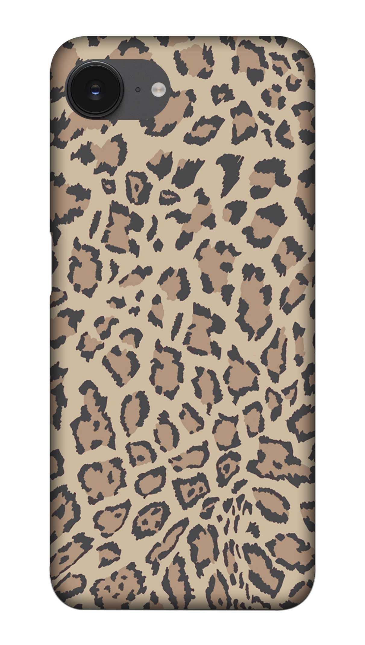 NDCOM Back Cover for iPhone 16e Back Cover - Protective iPhone 16e Phone Case Leopard Texture Print Hard Case-image-4