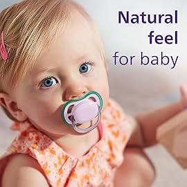 Philips Avent Ultra Air Pacifier - 4 x Light, Breathable Baby Pacifiers for Babies Aged 0-6 Months, BPA Free with Sterilizer Carry Case, SCF085/50