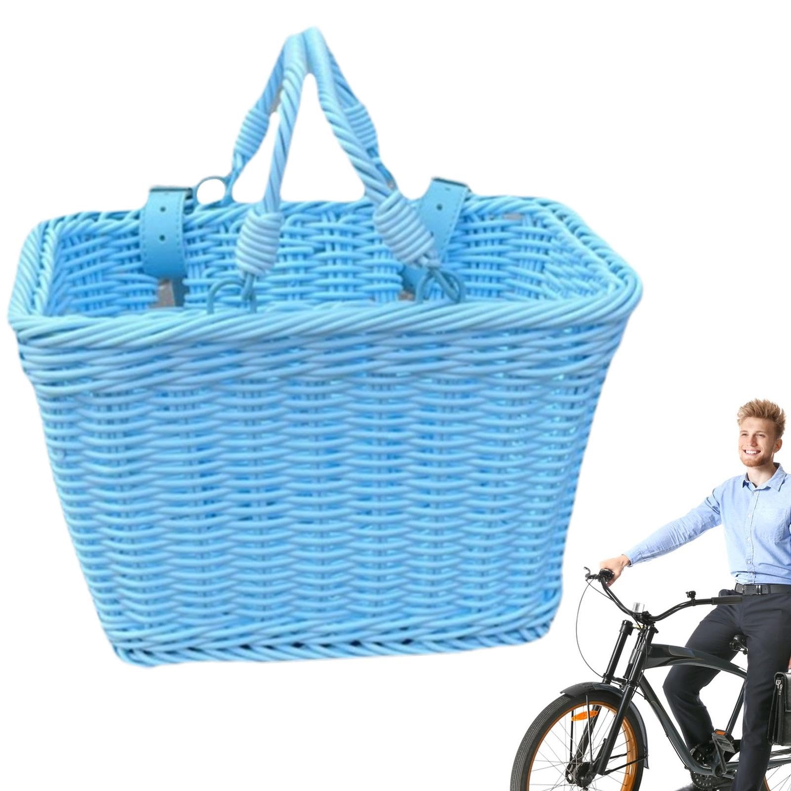 Amazon | 女の子用自転車かご、自転車かごフロントハンドルバー 