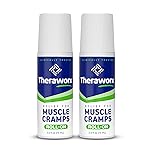 Theraworx Relief for Muscle Cramps Roll-On Fast-Acting Muscle Spasm, Leg Soreness with Magnesium Sulfate - 2.5 oz - 2 Count