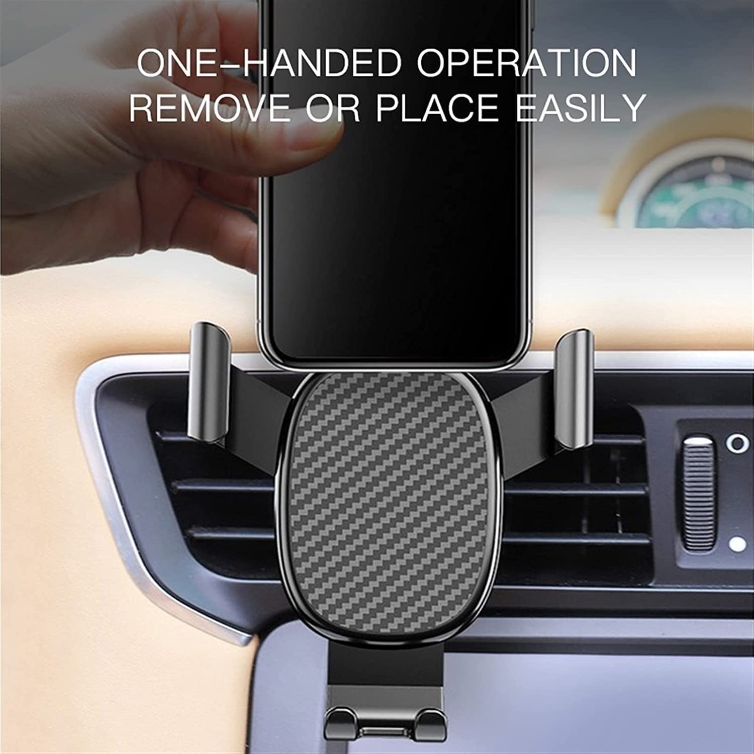 Supporto per telefono da auto Supporto per telefono stabile In auto Supporto per bocchetta dell'aria Supporto per smartphone Staffa fissa Accessori mobili Durevole Robusto