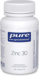 Zinc 30 - Zinc Picolinate 30mg - Highly Absorbable Hypoallergenic Supplement - 180 Capsules