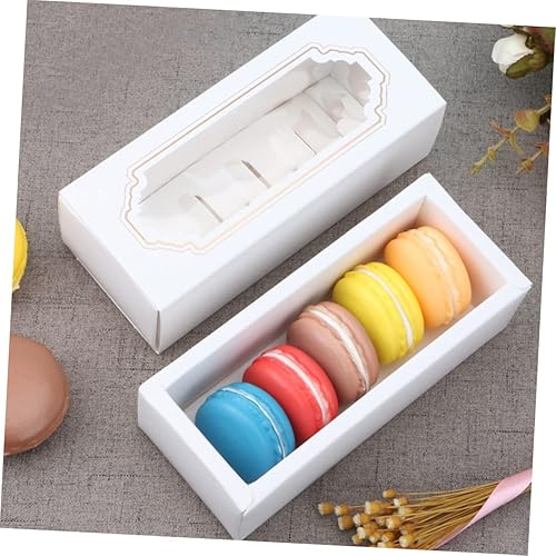 Miniatura 5 de ifundom 30 PC Cupcake Container Macaron Contenedores Cake Box Abrir la Ventana