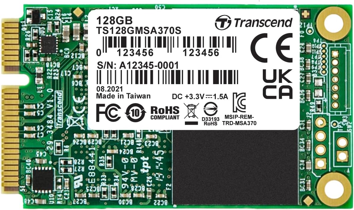 MSA370 128GB SATA III Internal Solid State Drive (TS128GMSA370)