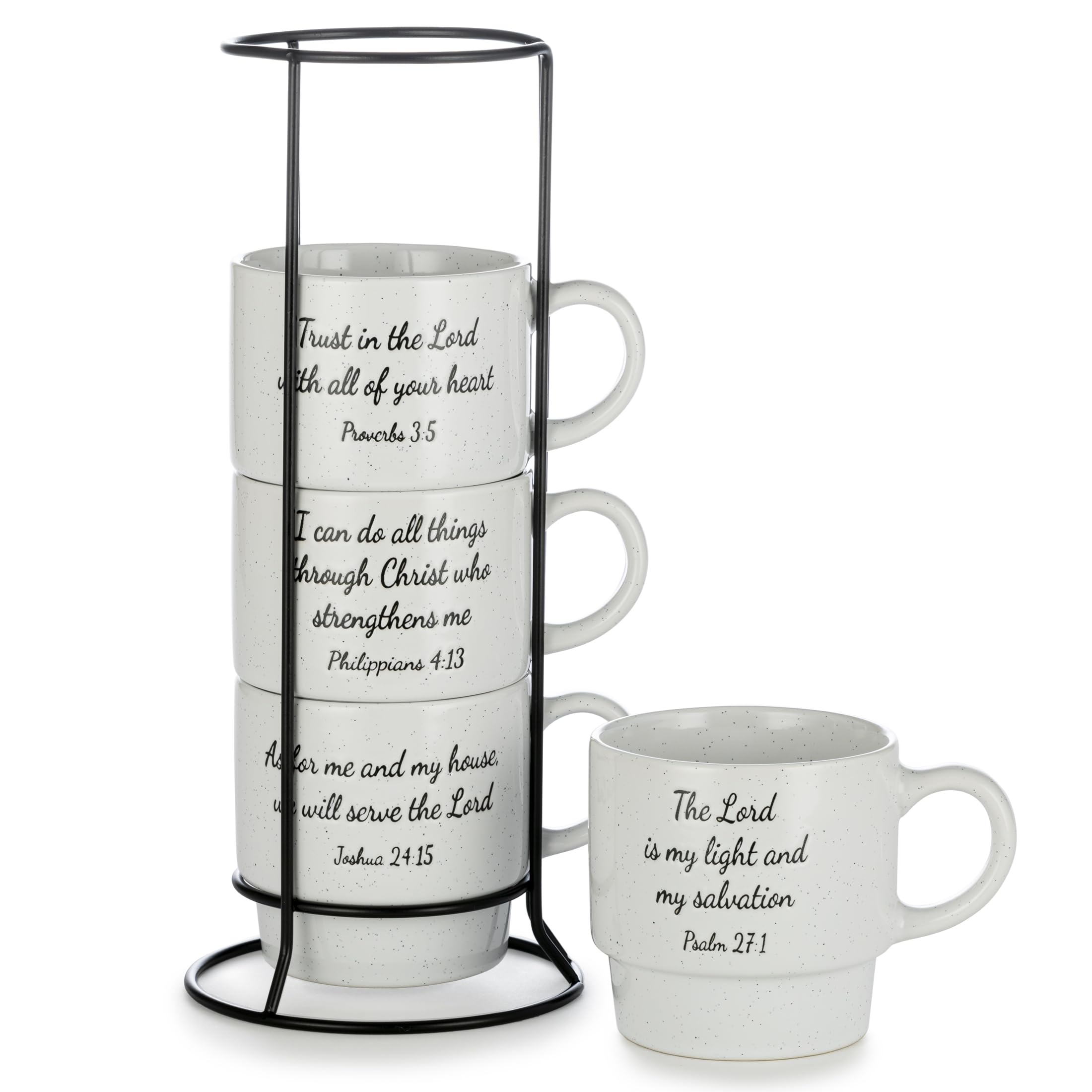 Signature Housewares Stackable Coffee Mug Tower Set