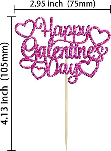 Vista 155 de 36 piezas de decoración de cupcakes para el día de San Valentín, dulce amor, San Valentín, para el día de San Valentín, fiesta de cumpleaños