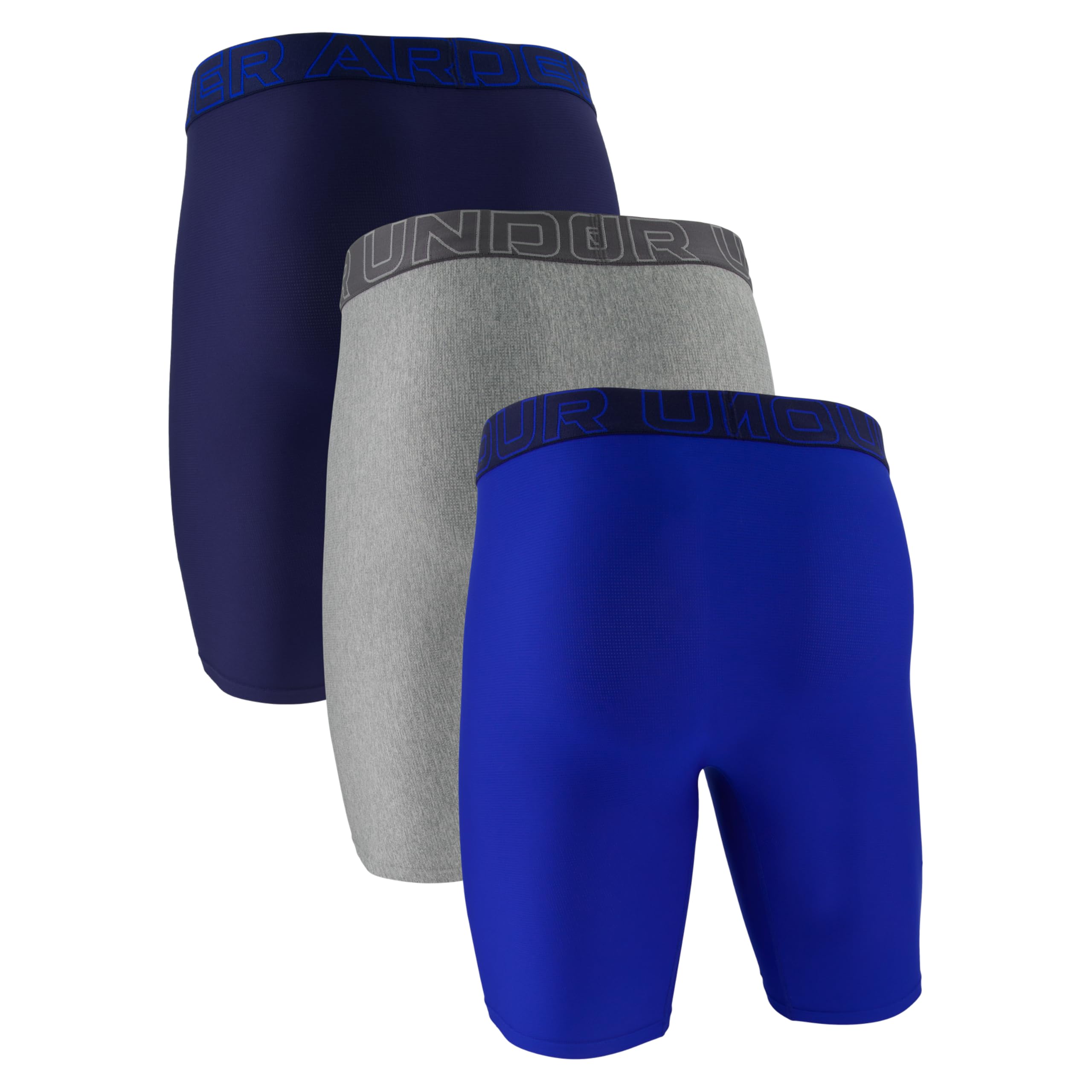 Under Armour Herren UA Tech Mesh 9in 2 Pack, enganliegende Boxershorts, atmungsaktive Herren Unterhosen