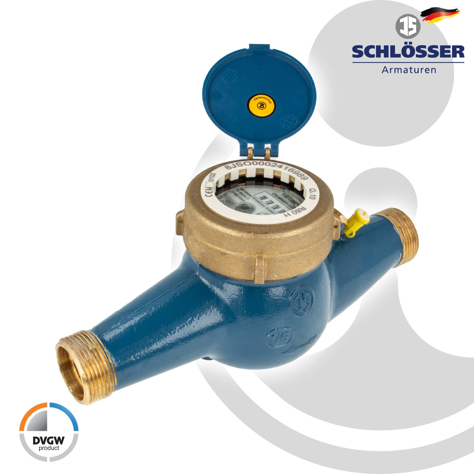 Verschraubungssatz Für Wasserzähler 3/4