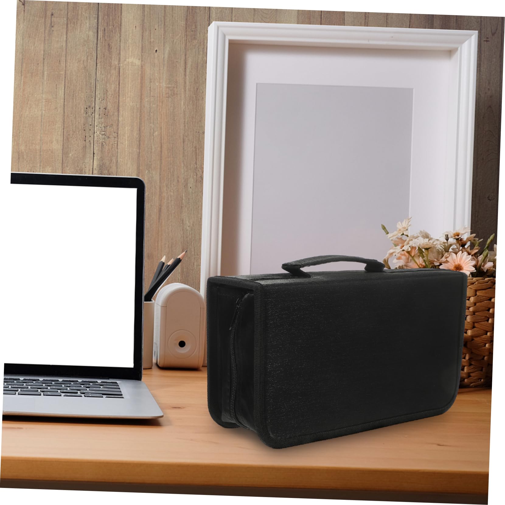 ULTECHNOVO 3piezas Estuche CD Capacidad Funda De Almacenamiento Portátil para y DVDs Organizador Compacto y Ligero Protección Eficaz contra Arañazos para Viajes y Hogar