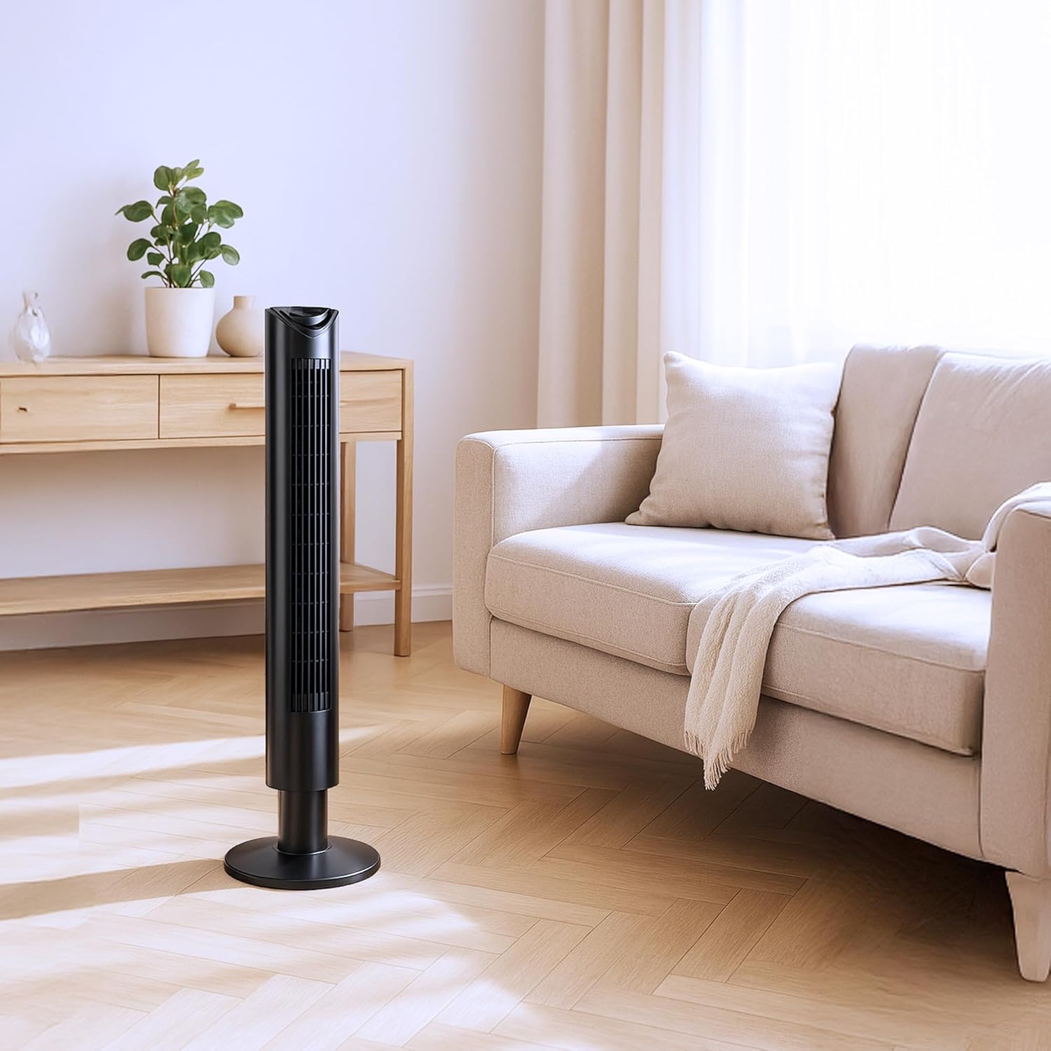 Cool Living 36-Inch 3-Speed Oscillating Tower Fan w/ Remote