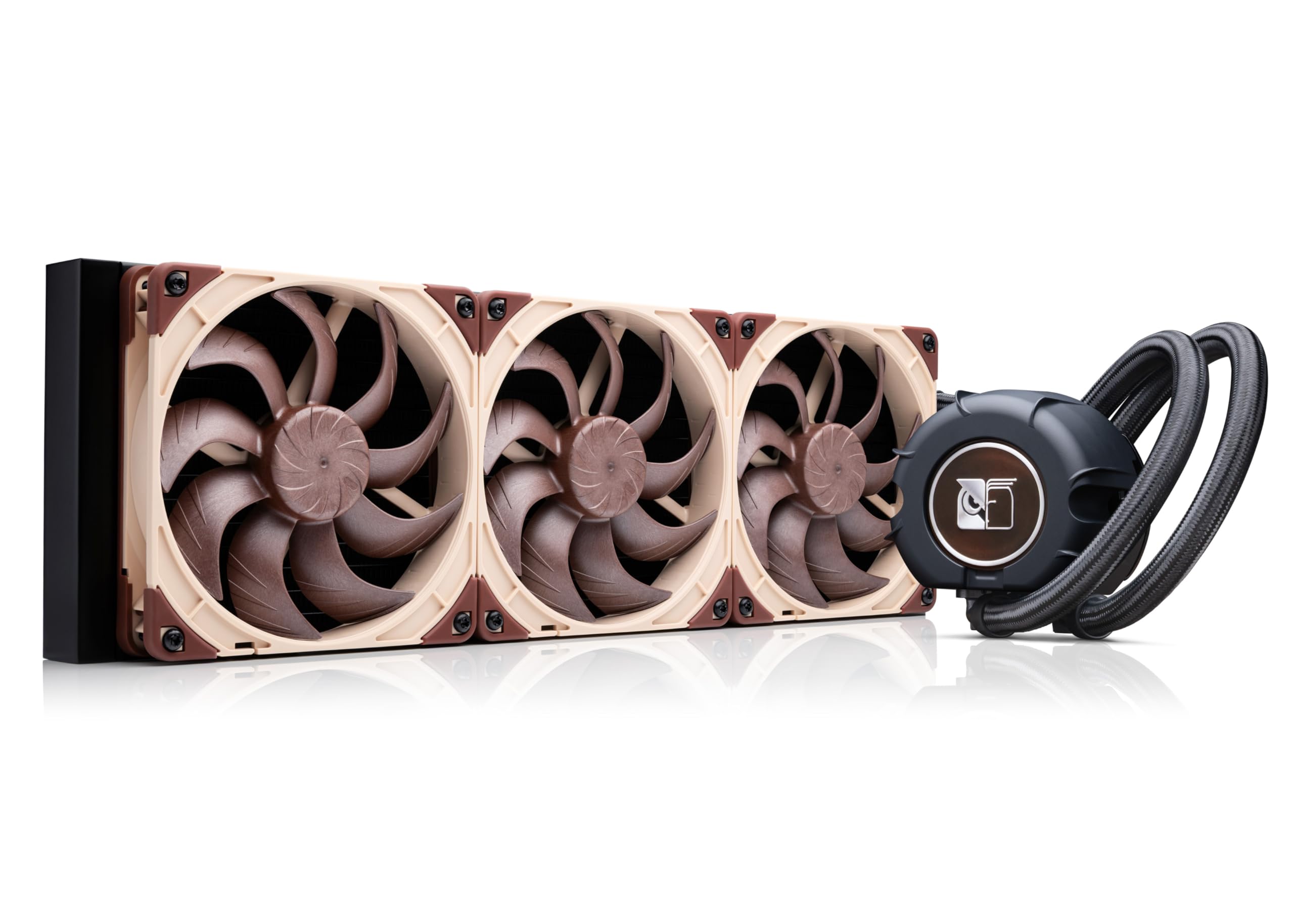 Noctua NL-LC1-42 420mm Quiet All-in-One (AIO) Water Cooler for AMD AM5 and Intel LGA1851/LGA1700 CPUs (Black, Brown, Beige)